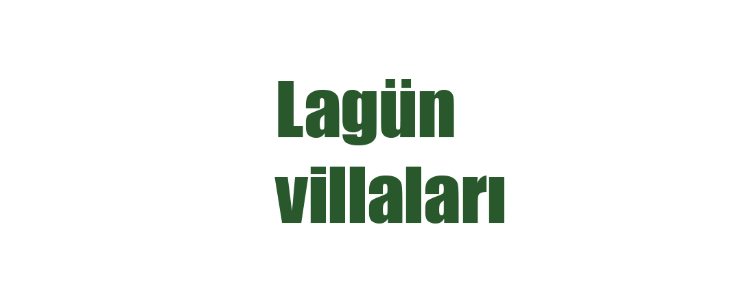 Lagün Villaları Alçı ve Dekorasyon İşleri